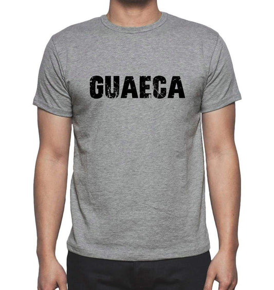 Guaeca Grey Mens Short Sleeve Round Neck T-Shirt 00018 - Grey / S - Casual