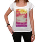 Gwadar West Escape To Paradise Womens Short Sleeve Round Neck T-Shirt 00280 - White / Xs - Casual
