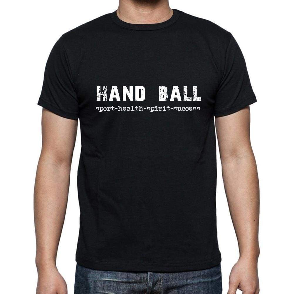 Hand Ball Sport-Health-Spirit-Success Mens Short Sleeve Round Neck T-Shirt 00079 - Casual