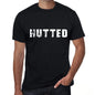 Hutted Mens Vintage T Shirt Black Birthday Gift 00554 - Black / Xs - Casual