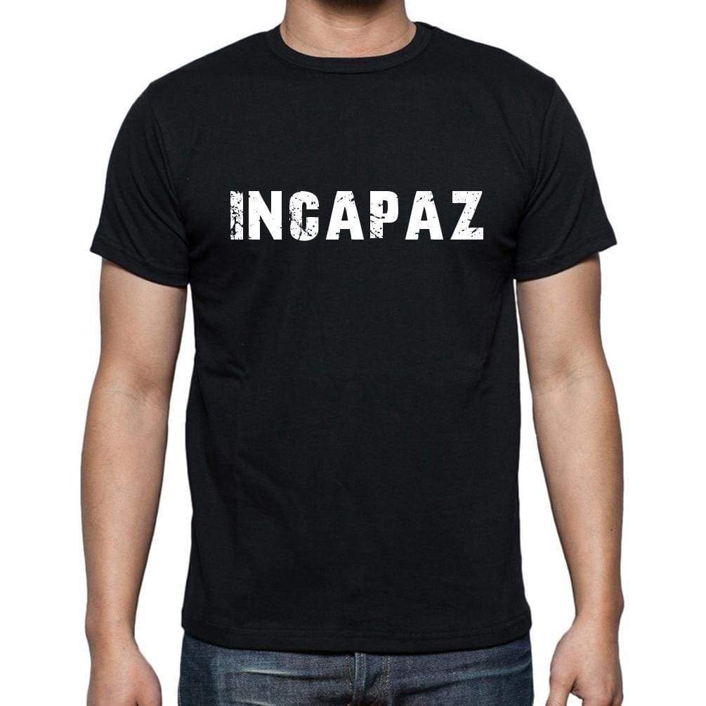 Incapaz Mens Short Sleeve Round Neck T-Shirt - Casual