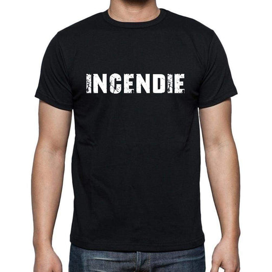 Incendie French Dictionary Mens Short Sleeve Round Neck T-Shirt 00009 - Casual