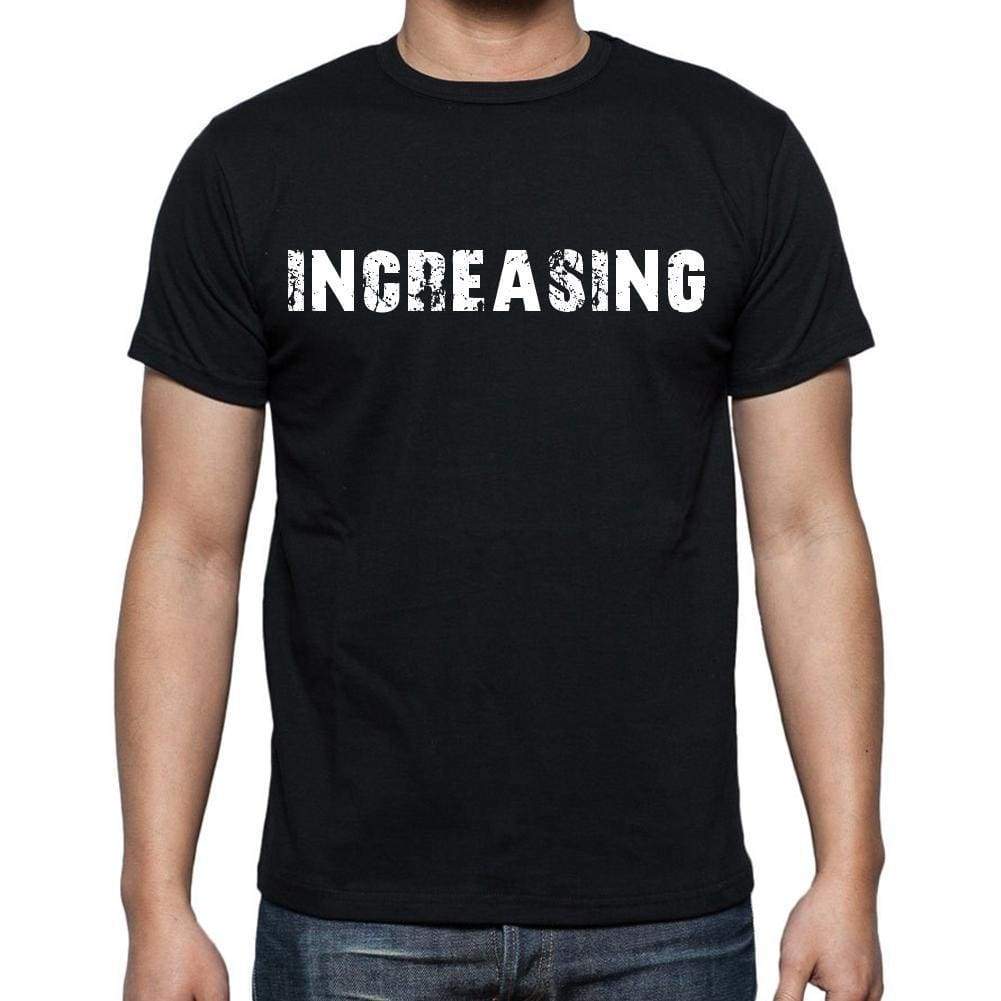 Increasing Mens Short Sleeve Round Neck T-Shirt Black T-Shirt En