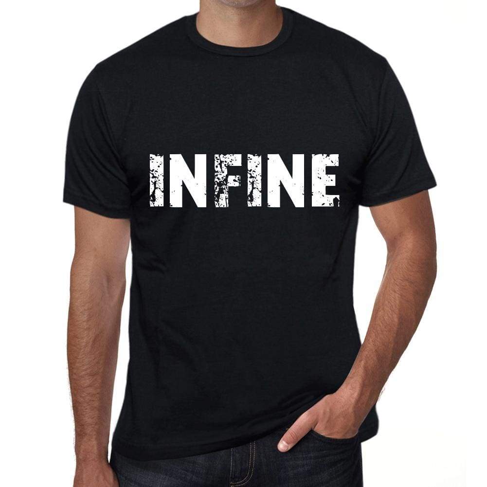 Infine Mens T Shirt Black Birthday Gift 00551 - Black / Xs - Casual