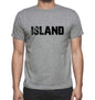 Island Grey Mens Short Sleeve Round Neck T-Shirt 00018 - Grey / S - Casual