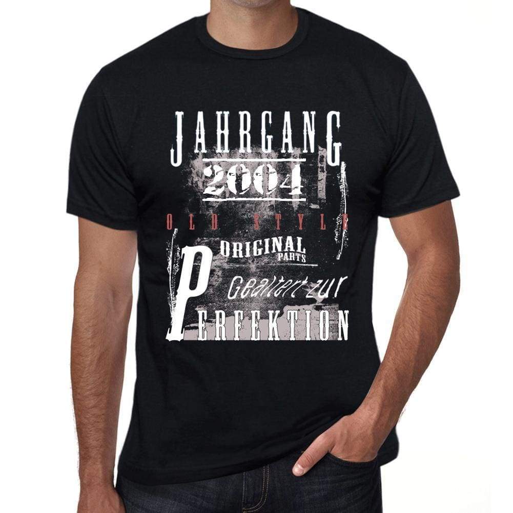 Jahrgang Birthday 2004 Black Mens Short Sleeve Round Neck T-Shirt Gift T-Shirt 00352 - Black / Xs - Casual