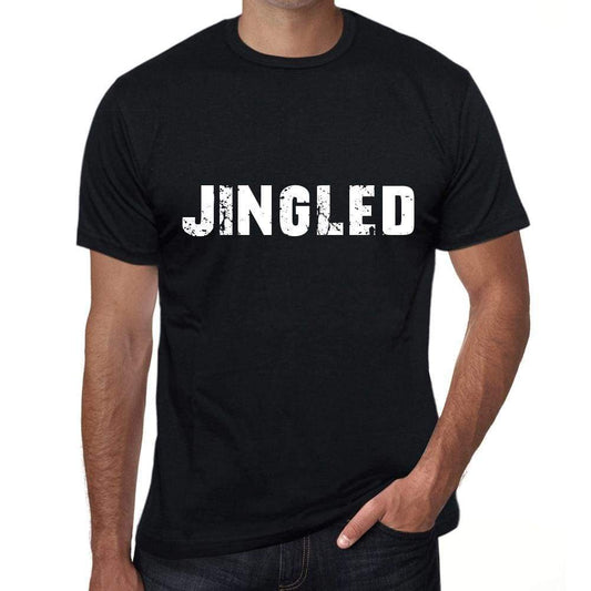 Jingled Mens T Shirt Black Birthday Gift 00555 - Black / Xs - Casual