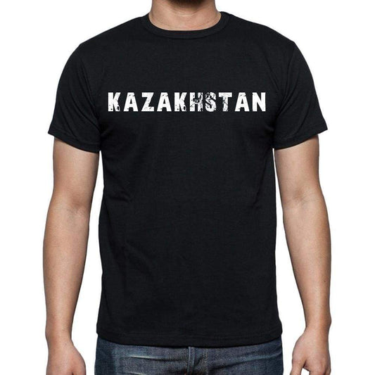 Kazakhstan T-Shirt For Men Short Sleeve Round Neck Black T Shirt For Men - T-Shirt