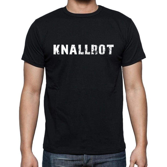 Knallrot Mens Short Sleeve Round Neck T-Shirt - Casual