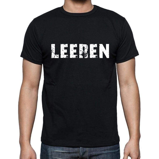Leeren Mens Short Sleeve Round Neck T-Shirt - Casual