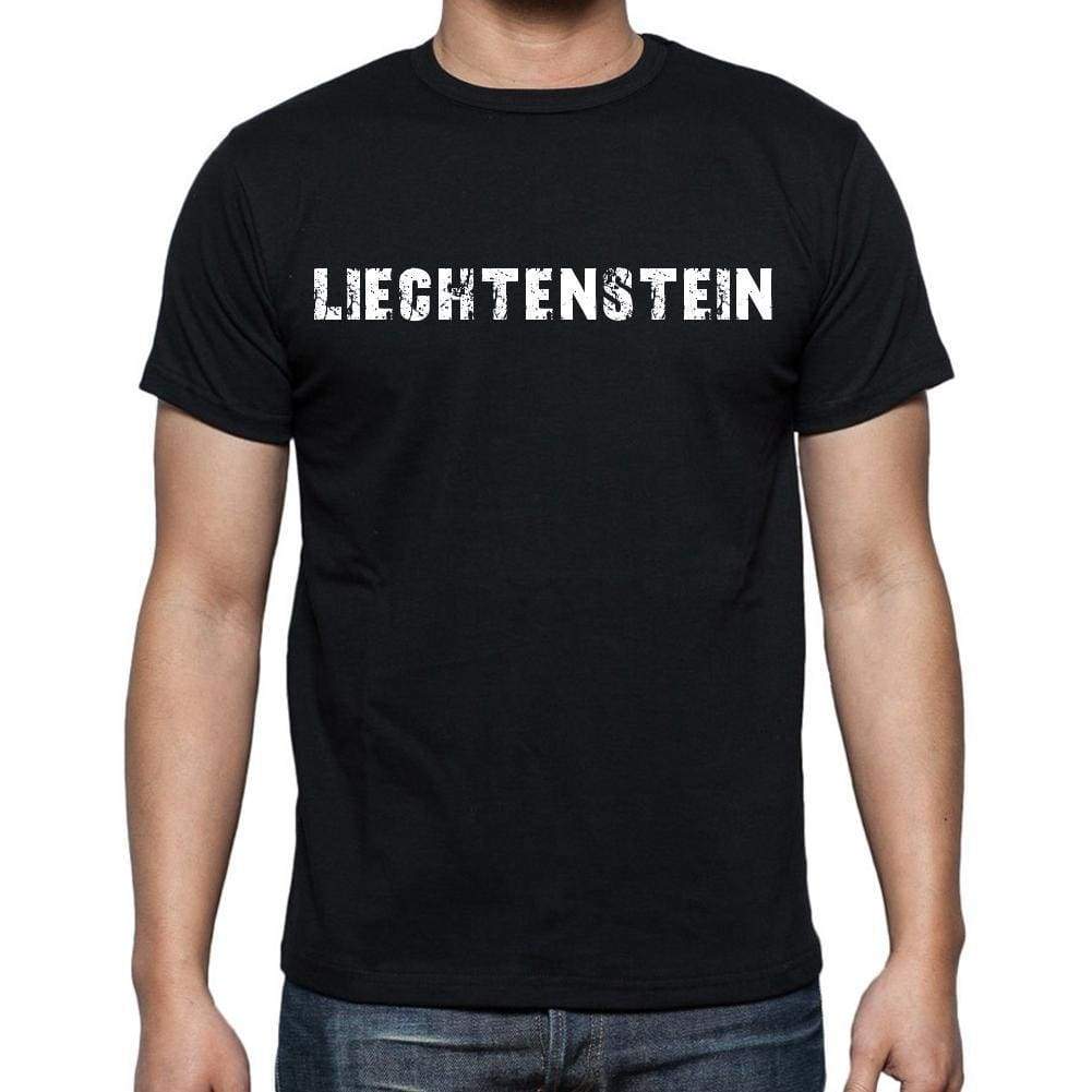 Liechtenstein T-Shirt For Men Short Sleeve Round Neck Black T Shirt For Men - T-Shirt