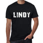 Lindy Mens Retro T Shirt Black Birthday Gift 00553 - Black / Xs - Casual