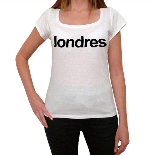 Londres Womens Short Sleeve Scoop Neck Tee 00057