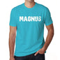 Magnus Mens Short Sleeve Round Neck T-Shirt - Blue / S - Casual