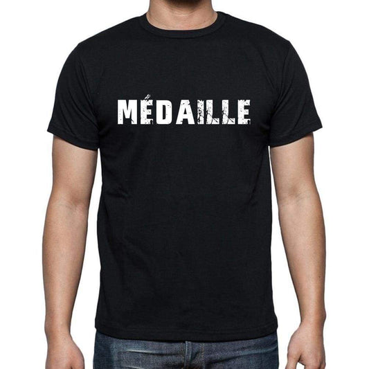 Médaille French Dictionary Mens Short Sleeve Round Neck T-Shirt 00009 - Casual