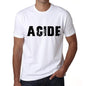 Mens Tee Shirt Vintage T Shirt Acide X-Small White 00561 - White / Xs - Casual