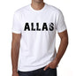 Mens Tee Shirt Vintage T Shirt Allas X-Small White 00561 - White / Xs - Casual