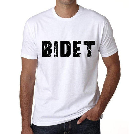 Mens Tee Shirt Vintage T Shirt Bidet X-Small White 00561 - White / Xs - Casual