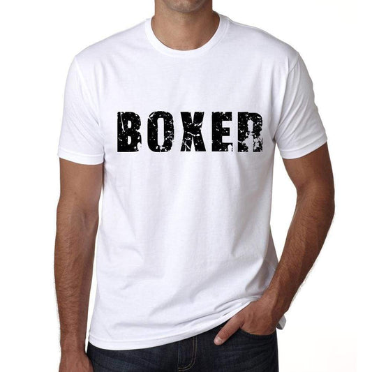 Mens Tee Shirt Vintage T Shirt Boxer X-Small White 00561 - White / Xs - Casual