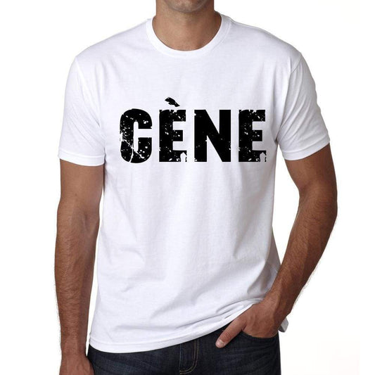 Mens Tee Shirt Vintage T Shirt Cëne X-Small White 00560 - White / Xs - Casual