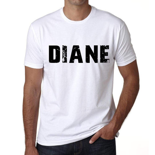 Mens Tee Shirt Vintage T Shirt Diane X-Small White 00561 - White / Xs - Casual