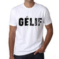 Mens Tee Shirt Vintage T Shirt Gélif X-Small White 00561 - White / Xs - Casual