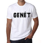 Mens Tee Shirt Vintage T Shirt Genêt X-Small White 00561 - White / Xs - Casual