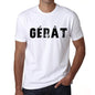 Mens Tee Shirt Vintage T Shirt Gérât X-Small White 00561 - White / Xs - Casual