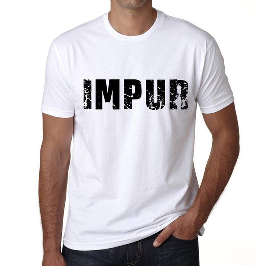 Mens Tee Shirt Vintage T Shirt Impur X-Small White 00561 - White / Xs - Casual