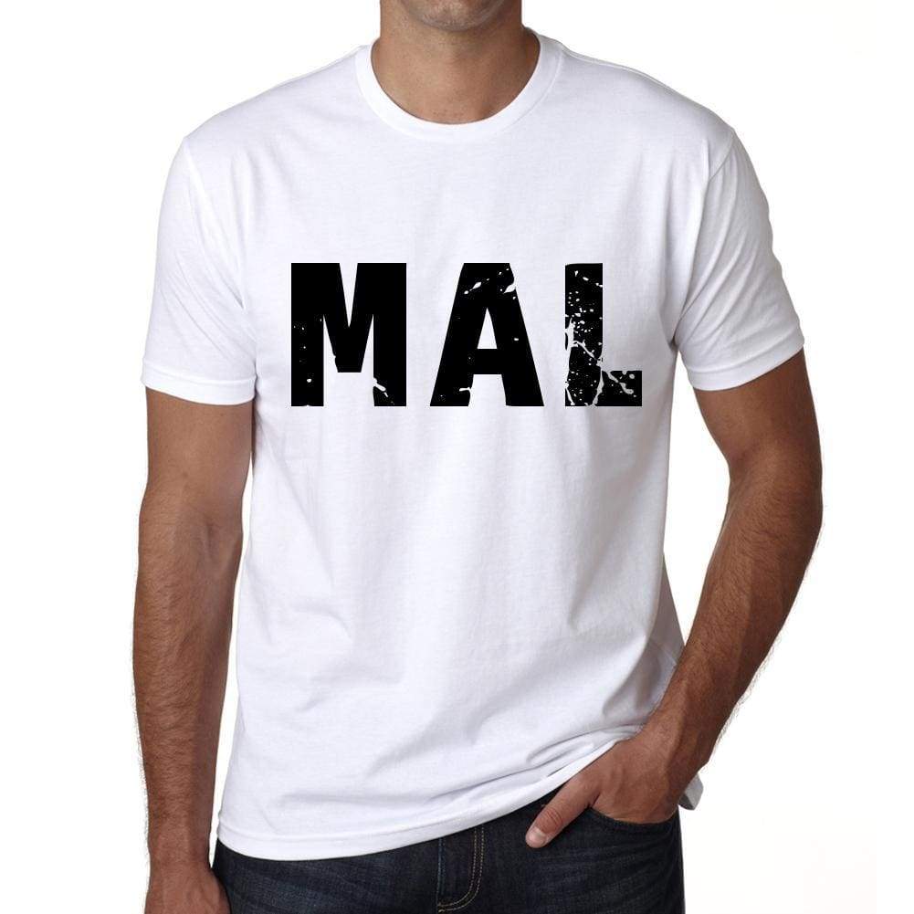 Mens Tee Shirt Vintage T Shirt Mal X-Small White 00559 - White / Xs - Casual