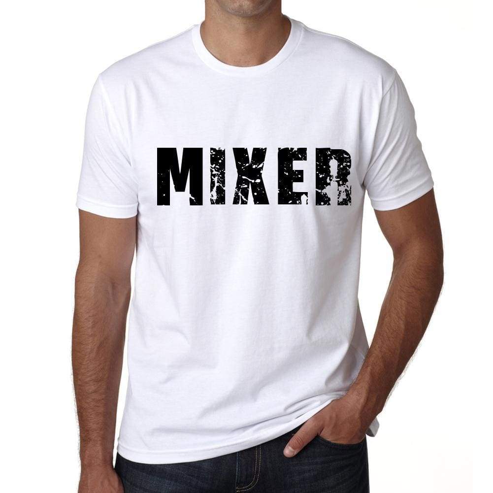 Mens Tee Shirt Vintage T Shirt Mixer X-Small White - White / Xs - Casual