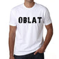 Mens Tee Shirt Vintage T Shirt Oblat X-Small White - White / Xs - Casual