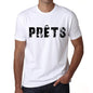 Mens Tee Shirt Vintage T Shirt Prêts X-Small White - White / Xs - Casual