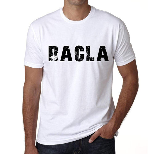 Mens Tee Shirt Vintage T Shirt Racla X-Small White - White / Xs - Casual
