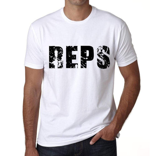 Mens Tee Shirt Vintage T Shirt Reps X-Small White 00560 - White / Xs - Casual