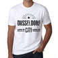 Mens Vintage Tee Shirt Graphic T Shirt Live It Love It Dusseldorf White - White / Xs / Cotton - T-Shirt