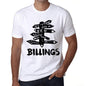 Mens Vintage Tee Shirt Graphic T Shirt Time For New Advantures Billings White - White / Xs / Cotton - T-Shirt