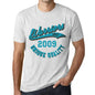 Mens Vintage Tee Shirt Graphic T Shirt Warriors Since 2009 Vintage White - Vintage White / Xs / Cotton - T-Shirt