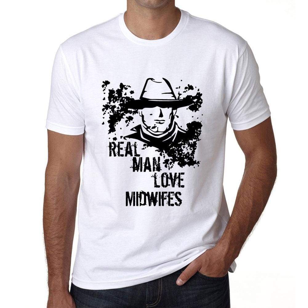 Midwifes Real Men Love Midwifes Mens T Shirt White Birthday Gift 00539 - White / Xs - Casual