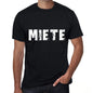 Miete Mens T Shirt Black Birthday Gift 00548 - Black / Xs - Casual