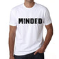 Minded Mens T Shirt White Birthday Gift 00552 - White / Xs - Casual