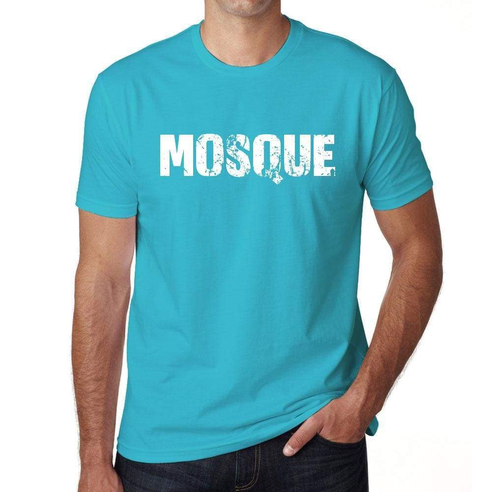 Mosque Mens Short Sleeve Round Neck T-Shirt 00020 - Blue / S - Casual