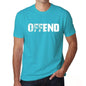 Offend Mens Short Sleeve Round Neck T-Shirt 00020 - Blue / S - Casual