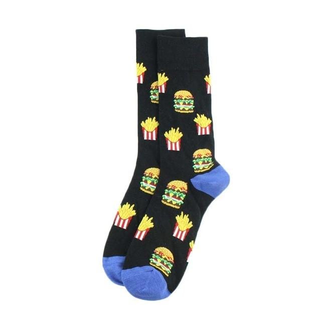 Creative Food Animal Socks Combed Cotton Funny Socks Men Novelty Design Plane Dinosaur Crew Skateboard Socks Calcetines Hombre