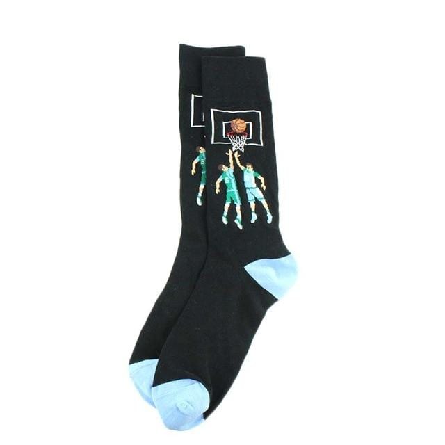 Creative Food Animal Socks Combed Cotton Funny Socks Men Novelty Design Plane Dinosaur Crew Skateboard Socks Calcetines Hombre