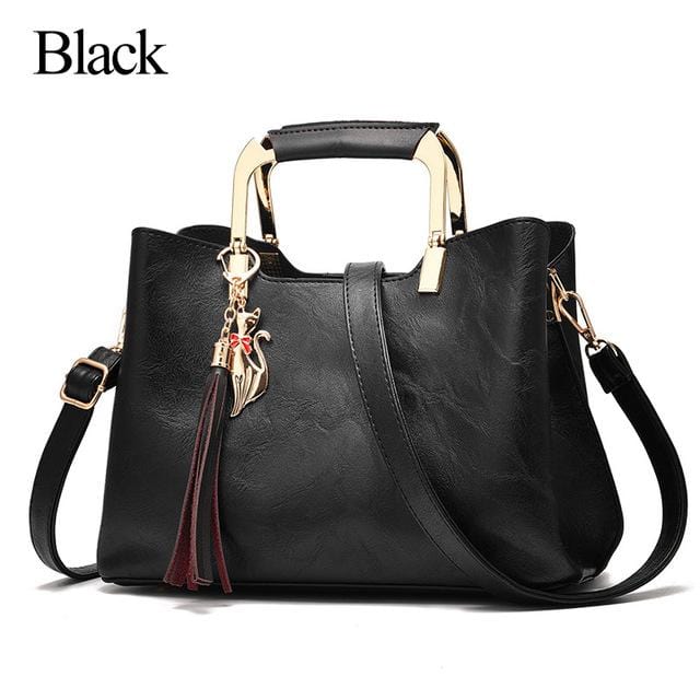 ZMQN Women Kabelka Bags Retro Vintage Small Handbags 3 Layers Women Messenger Bag Leather Metal Handle Side Bag Tassel 2020 C904