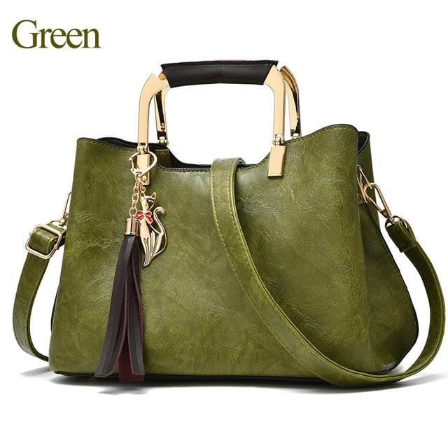 ZMQN Women Kabelka Bags Retro Vintage Small Handbags 3 Layers Women Messenger Bag Leather Metal Handle Side Bag Tassel 2020 C904