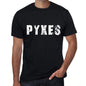 Pyxes Mens Retro T Shirt Black Birthday Gift 00553 - Black / Xs - Casual