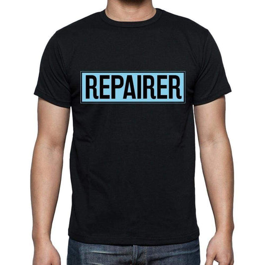 Repairer T Shirt Mens T-Shirt Occupation S Size Black Cotton - T-Shirt