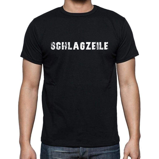 Schlagzeile Mens Short Sleeve Round Neck T-Shirt - Casual